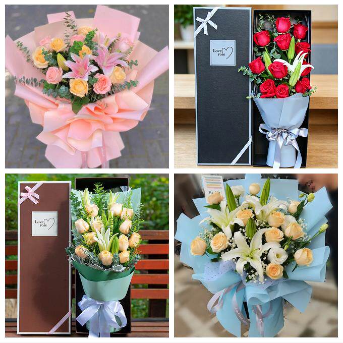 济宁市任城兖州区微山鱼台县鲜花店同城配送老婆香水百合玫瑰花束