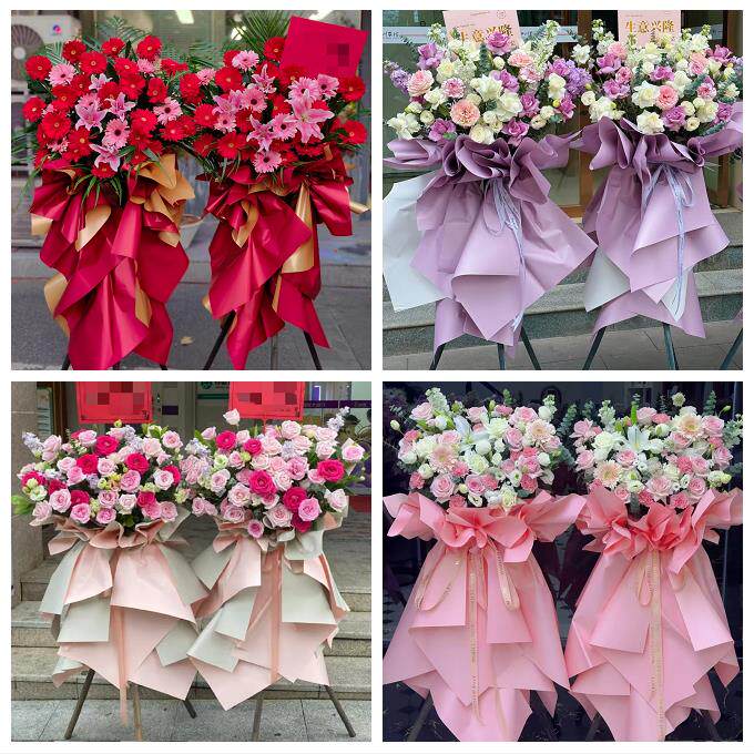 宁波市镇海鄞州区象山宁海县同城花店鲜花大麦新店开业花篮送朋友