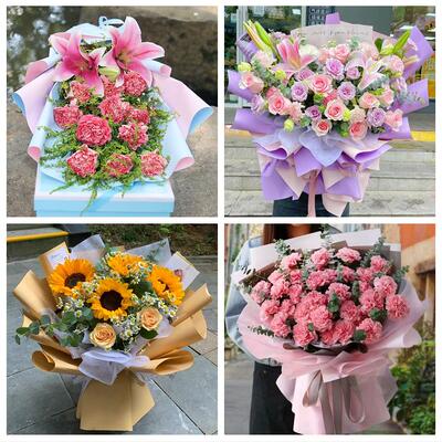 教师节送长辈生日康乃馨向日葵上海市闵行区华漕颛桥虹桥镇鲜花店