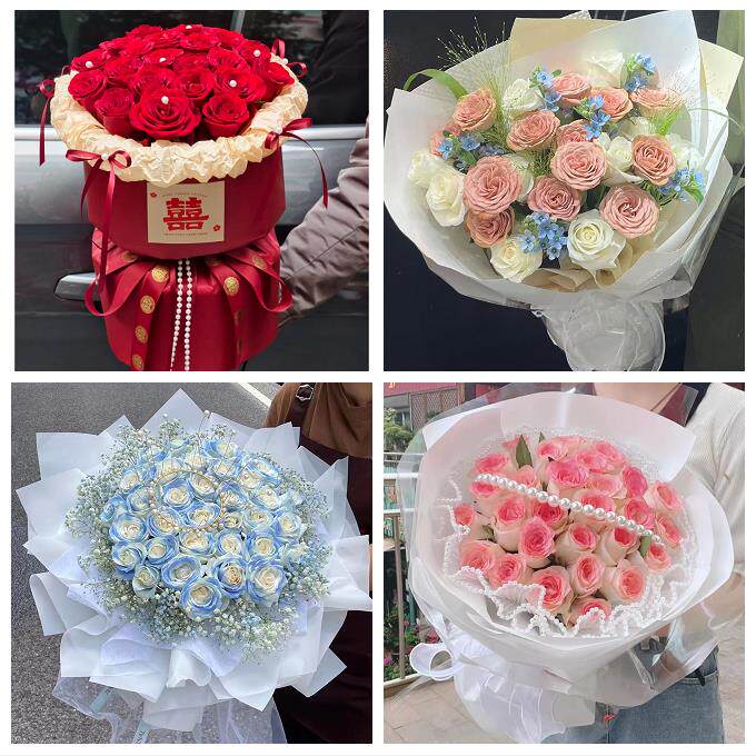 女神节订红玫瑰上海市奉贤区柘林海湾镇海港同城鲜花店送女友老婆