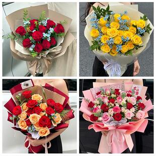北京市房山区窦店石楼镇长阳镇同城花店送女朋友玫瑰订生日鲜花束