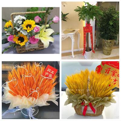 送张掖市临泽县高台县山丹县同城鲜花店朋友公司庆典乔迁开业花篮