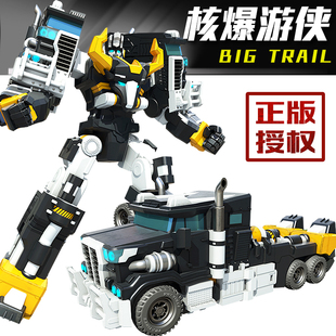 托宝战士银河侦探核爆游侠儿童变形机器人汽车男孩金刚兄弟玩具.