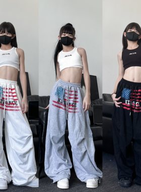 潮酷儿童嘻哈街舞裤子