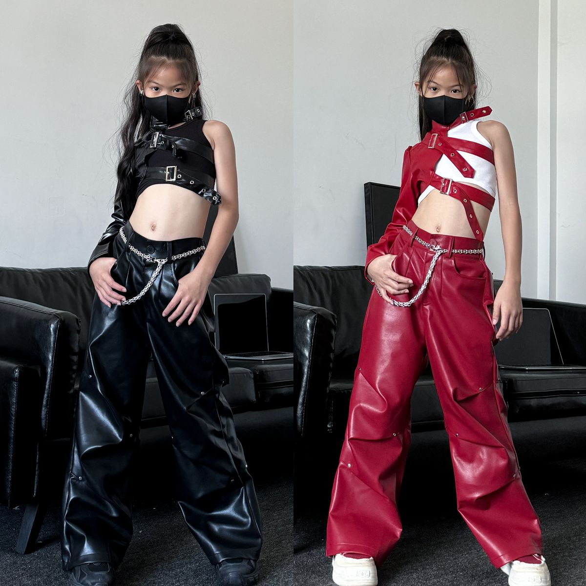 少儿新年元旦女团爵士舞表演出服