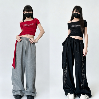 春夏潮酷女童爵士舞女团套装