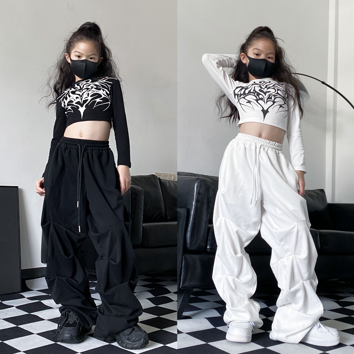 可达鸭潮酷纯棉2春秋套装