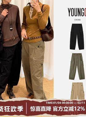 COTEMP【纯色改良工装裤】设计师品牌 No退可换 YOUNGC买手店