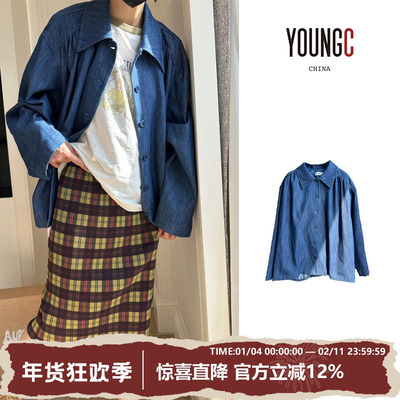 ETHOS设计师品牌女式牛仔衬衫