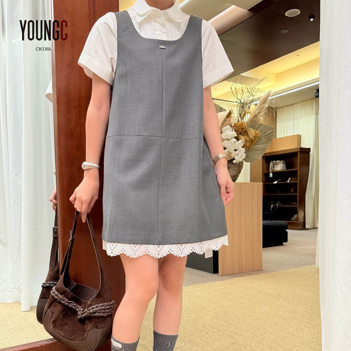 ANNENONO设计师品牌 【花边背心连衣裙】YOUNGC买手店