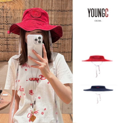 NATURAL HOTEL【植绒牛仔宽檐系带渔夫帽】设计师品牌 no退可换