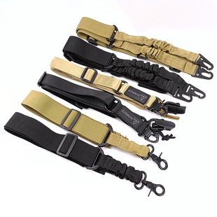 单点带双点背带任务绳肩带多功能战术背带军迷MS2带M4玩具枪配件