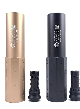 ACC宝石组合消OSS BPR2八角GEMTECHONE宝石改装金属火冒装饰消音