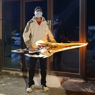 崩坏3cos道具薪炎之律者薪炎大剑变形发光款