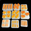 小鼻嘎食玩油条麻花春卷捏捏乐硅胶模具diy猫爪捏捏硅胶模具