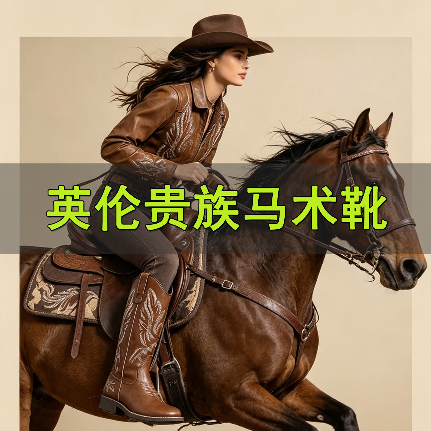 马靴男款女款2026新款蒙古西骑士马靴