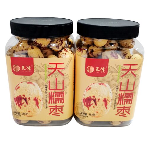 天淳天山糯枣338g*1罐装去皮无核枣即食红枣休闲办公解馋小吃零食