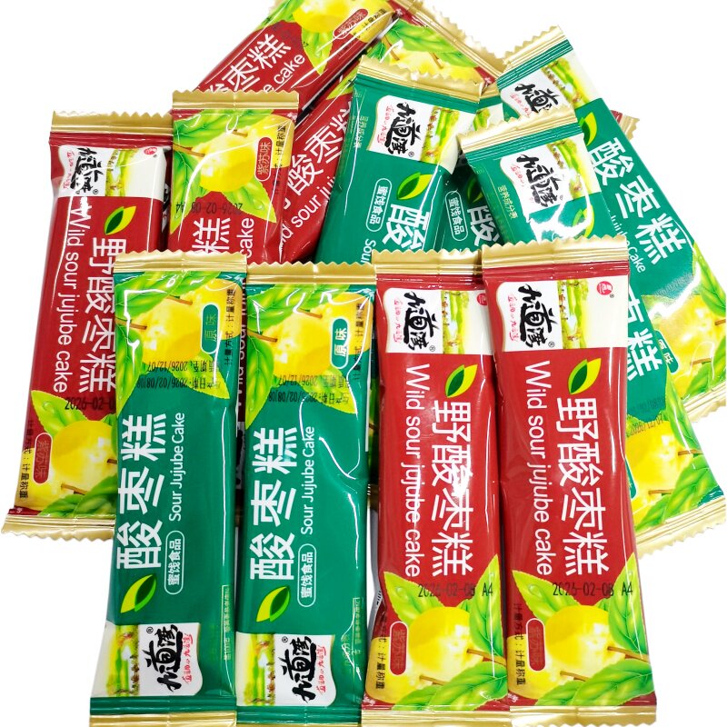 九道湾酸枣糕蜜饯原味250g独立小包装紫苏味野酸枣糕休闲小吃零食