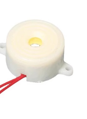 白色2012B连续声间断声12V24V压电式蜂鸣器体积小声音大清质清淅
