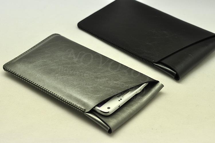 超纤三星保护套双层收纳袋疯马革