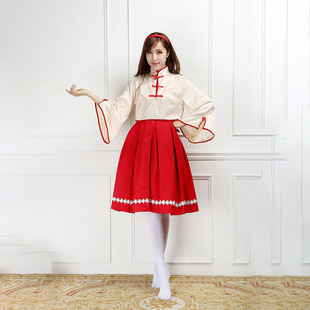 cosplay动漫服饰 洛城书苑 南北组 洛天依 乐正绫日常汉服