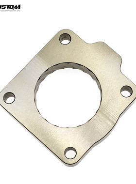 适用三菱蓝瑟 1.6L 东南菱帅4G18引擎发动机进气节气门垫片铝合金