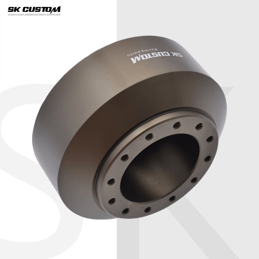 SK CUSTOM 适用于 GTR车型改装赛车方向盘底座 锻造铝合金 材质