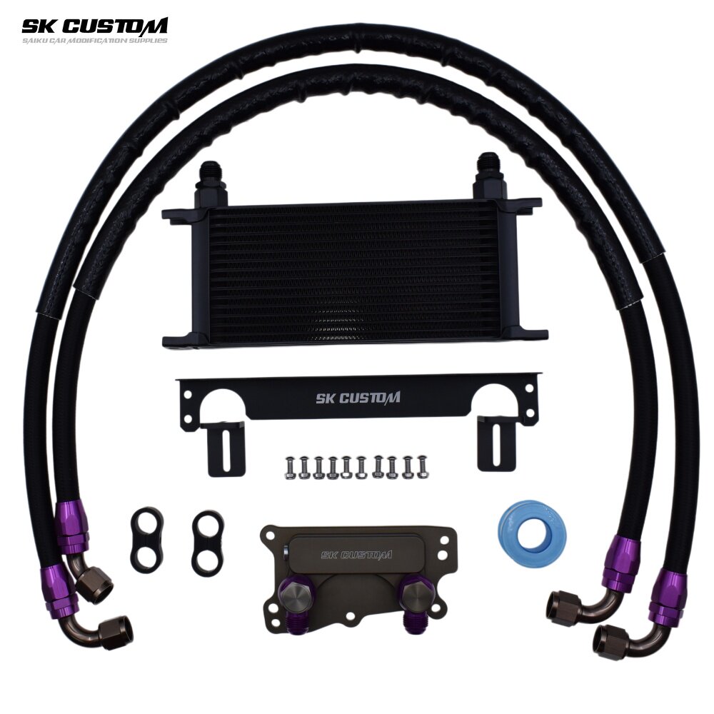 SK CUSTOM 适用于奔驰M272/273等发动机机油散热器 油油冷散热器