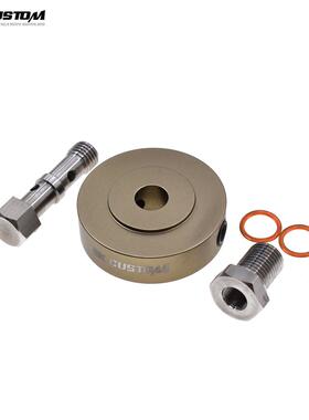 适用大众奥迪EA113引擎改装油温油压仪表转接座油饼NPT 1/8传感器