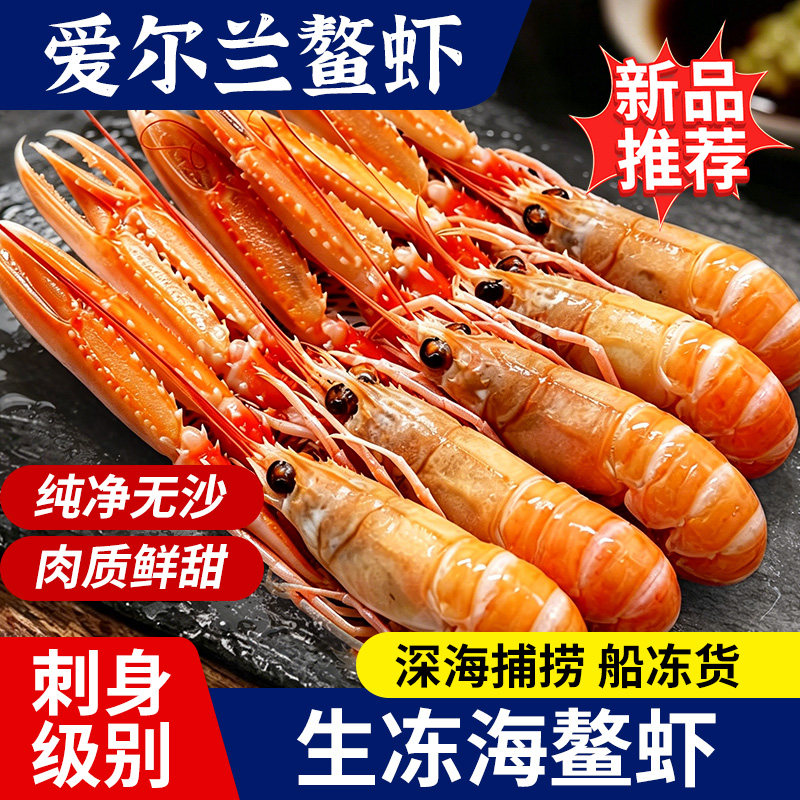 生冻爱尔兰螯虾原装进口深海捕捞肉质鲜嫩刺身日料海螯虾1.5KG/盒