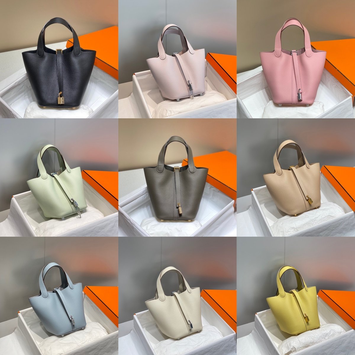 手工手缝蜡线菜篮子包TC进口牛皮