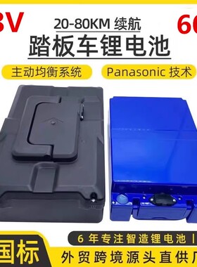 爱玛电动车锂电池48v60伏大容量三轮车电瓶外卖专用三元材质雅迪