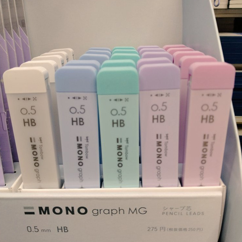 日本tombow蜻蜓限定自动铅笔活动铅芯ShimmerEdition流光限定0.5 - 实物图