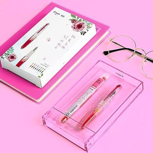 日本PILOT百乐元气小钢笔/透明迷你钢笔/SPN-20F学生练字彩色钢笔