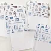 日本KOKUYO国誉Campus八孔活页本eric联名笔记本B5不易硌手可换芯