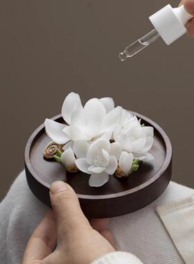瓷花香薰专代工工厂贴牌花型开发礼盒LOGO定制520礼品伴手礼