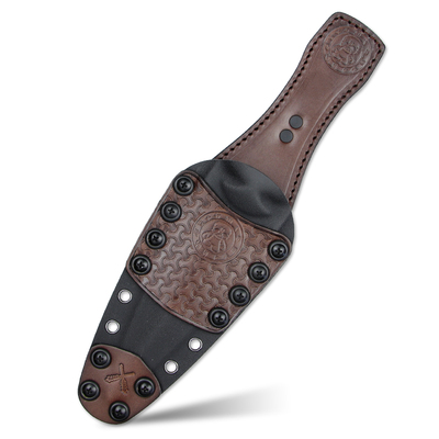 冷刃Hate Stick苦无小直刀植鞣皮K鞘配件