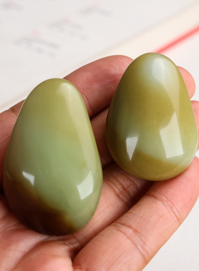 天然和田玉糖料原石手把件