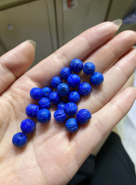 天然青金石百香籽老型隔珠diy多宝水晶手链配件穿珠饰品珠子