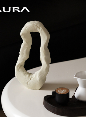 AURA北欧中古雕塑摆件艺术原创设计小众装饰侘寂风酒店民宿家居