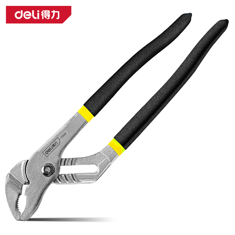 deli得力8/10/12/16寸水泵钳家用卫浴可调式快速扳手钳子 DL2610
