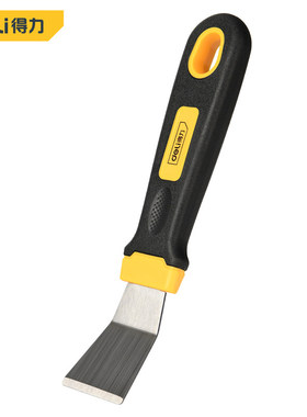 得力DL366002加厚油污铲刀直刀弯刀刮污去油污刮腻子地板墙皮瓷砖