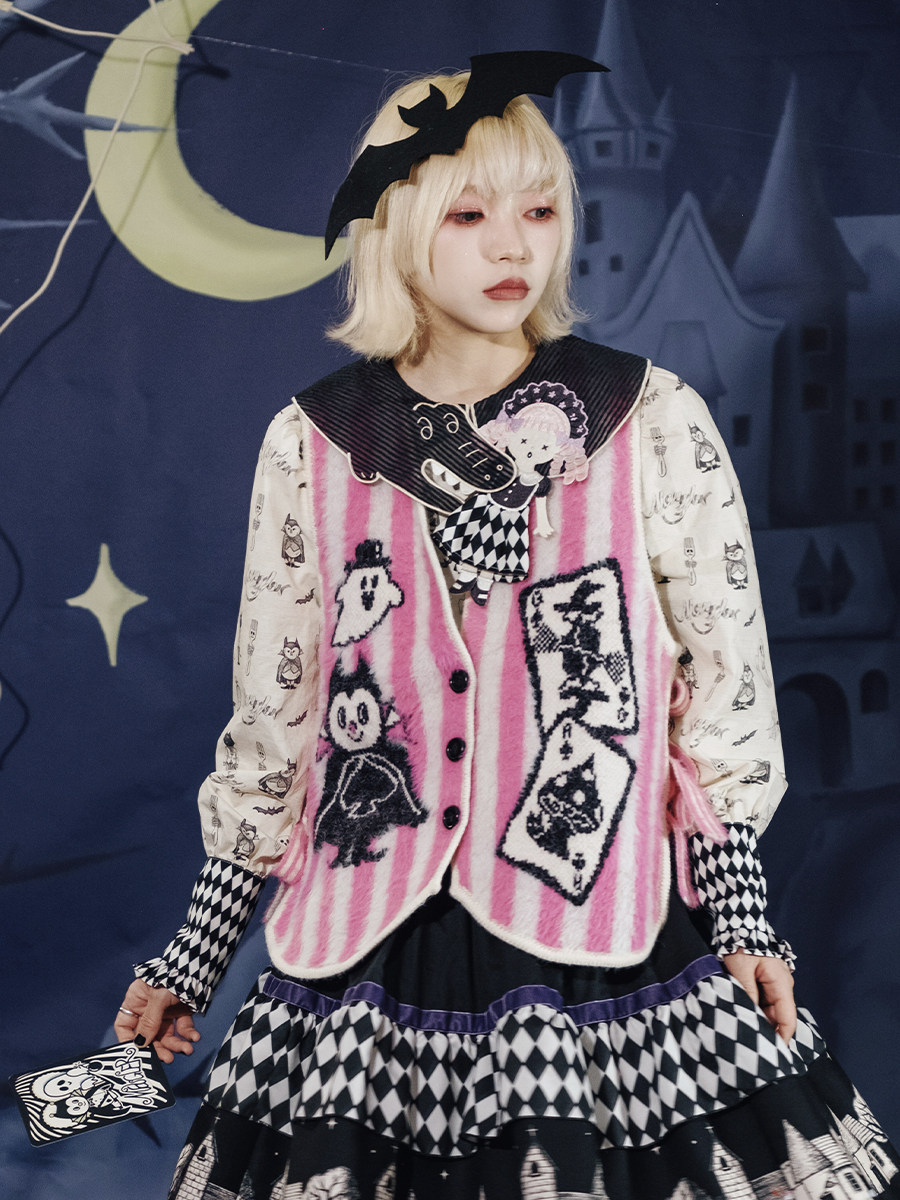 Crocodile Print Graphic Shirt Meugler Black Design - Taobao product photo 3