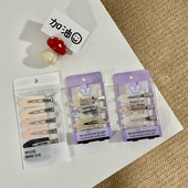 彬李灿荣同款 韩国Fliilmilli发夹6只 不留痕迹不压头刘海固定朴元