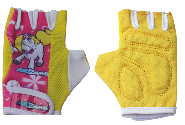 kidzamo2-6岁5-12岁儿童运动手套保护手心滑冰滑板车自行车手套