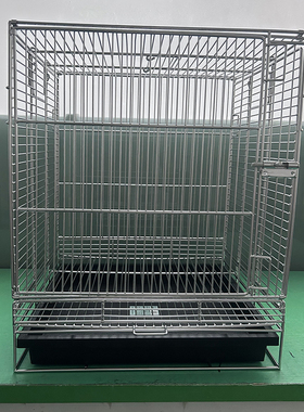 304不锈钢蜜袋鼯笼鹦鹉小型猫狗宠物笼外出可折叠中号36*35*44cm