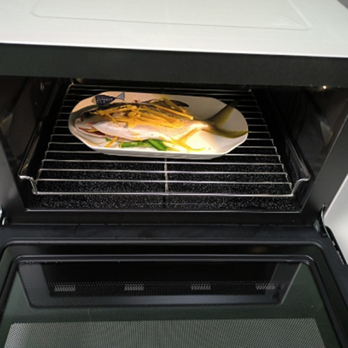 日立水波炉J200T/GV300T微蒸烤箱食品304不锈钢烤网蒸烤架412*290