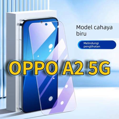 适用OPPOA25G钢化膜A2m抗蓝光护眼手机膜oppoa2全屏覆盖防摔防爆保护膜PJB110原厂高清原装玻璃贴膜5G防指纹