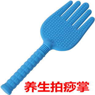 软胶经络拍按摩拍痧板健康拍子敲打棒捶背器手掌拍拍打锤保健家用