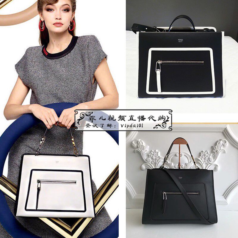 欧洲专柜正品Fendi芬迪18秋冬新款RUNAWAY购物袋手提单肩斜挎包在类目 运动/瑜伽/健身/球迷用品, 瑜伽, 瑜伽包中 - 来自Buy2taobao.com提供专业的淘宝代购服务